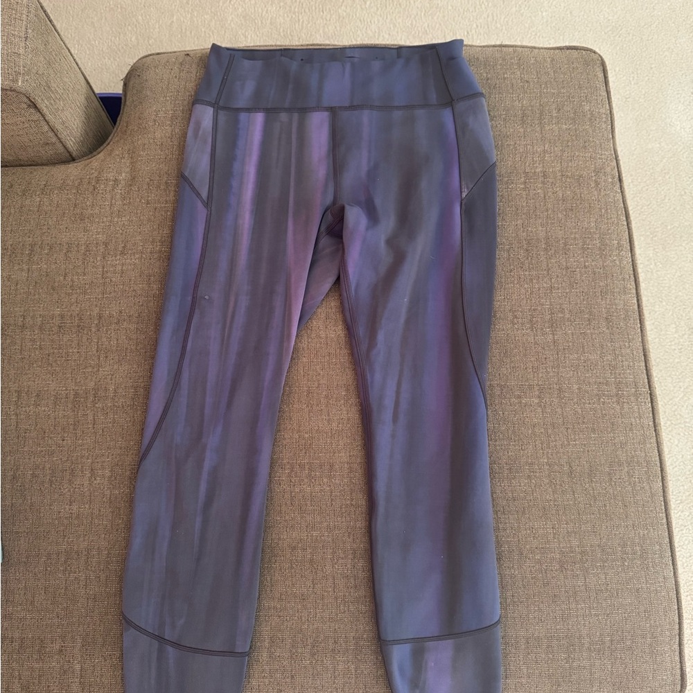 Stylish Purple and Blue Leggings